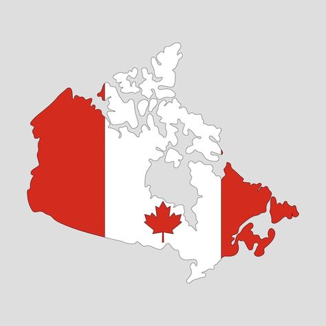 Outline map of the country of canada. ve... | Premium Vector #Freepik #vector #canada-flag #canadian-flag #canada-leaf #north-america Canada Map Illustration, Canada Flag Aesthetic, Canadian Map, Canada For Kids, Canada Decor, Canada Leaf, Personal Drawings, Map Of Canada, Cartoon Map