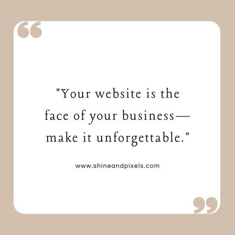 ✨ Your online presence deserves to shine!” ✨ #WebDesign #DigitalDesign #WebDesigner #DesignInspiration #Entrepreneur #MinimalistDesign #WebsiteDesign Website Quotes, Attract Clients, Mindset Growth, Service Based Business, Business Mindset, Website Branding, Web Designer, Business Inspiration, Inspiration Boards