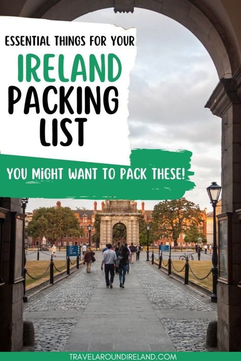 Ireland Packing List Winter, Ireland Packing List Summer, Ireland Packing List Spring, Scotland January, Dublin Packing List, Dublin Outfit, Ireland In Spring, Pack For Ireland, Ireland In March