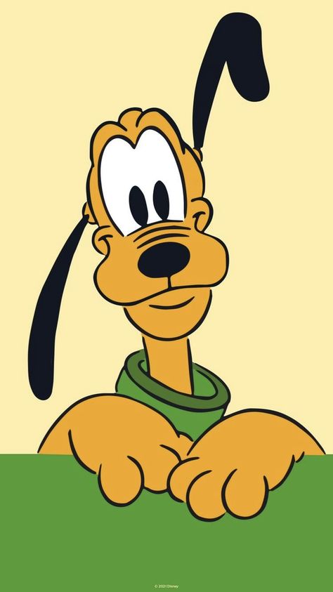 Pluto From Mickey Mouse, Disney Pluto Wallpaper, Goofy From Mickey Mouse, Pluto Painting, Cartoon Logic, Disney Pop Art, All Disney Characters, Old Cartoon Characters, Pluto Disney