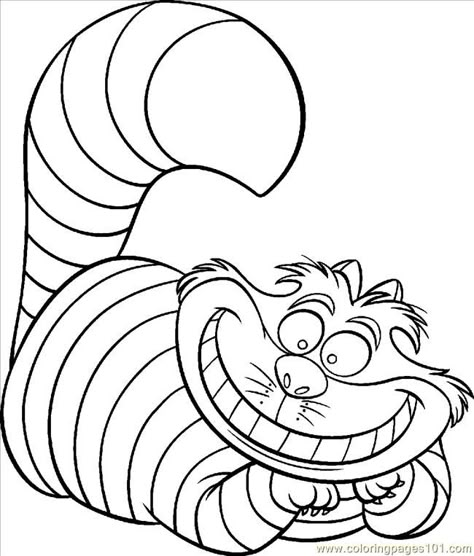 Image Detail for - Coloring Pages Cheshire Cat Color (Animals > Cats) - free printable ... Alice In Wonderland Drawings, Alice In Wonderland Tea Party Birthday, Alice In Wonderland Characters, Wonderland Tattoo, Cat Coloring, Alice In Wonderland Tea Party, Cat Coloring Page, Alice In Wonderland Party, Cartoon Coloring Pages