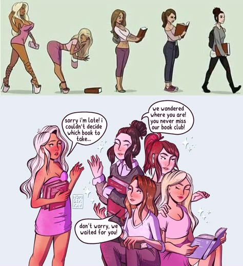 wholesome wlw book club | Bimbofication | Know Your Meme I'm Not Like Other Girls, Online Comics, Humor Videos, Faith In Humanity Restored, Humanity Restored, Wholesome Memes, Cute Comics, Faith In Humanity, Tumblr Posts