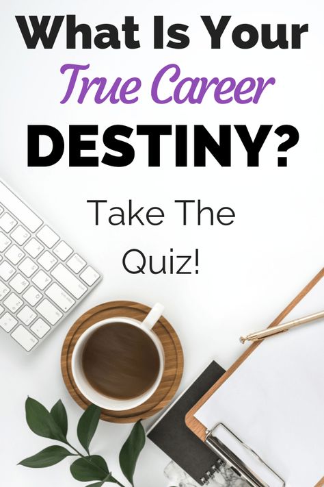 Does your job frustrate you? You might not be realizing your potential. Take the quiz to discover your true career destiny! Career Advice | Career Exploration | Career Inspiration | Career Goals #buildingfuturebosses #careeradvice #careerexploration #careerinspiration #careergoals Career Quiz, Career Test, Career Search, Different Careers, Choosing A Career, Career Ideas, Career Exploration, Best Career, Career Coaching