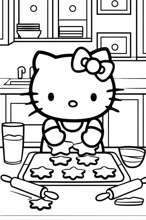 Hello Kitty Printable, Sanrio Coloring Pages, Sanrio Coloring, Hello Kitty Coloring Pages, Kitty Coloring Pages, Hello Kitty Colouring Pages, Pdf Coloring Pages, Hello Kitty Printables, Kitty Coloring