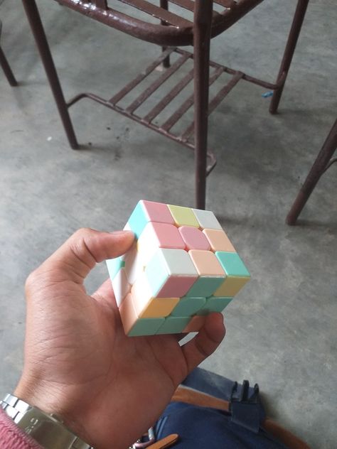 Aesthetic Rubiks Cube, Rubix Cube Aesthetic, Rubiks Cube Aesthetic, Custom Rubiks Cube, Rubric Cube, Rubicks Cube, 80s Illustration, Cool Cube, My Classmates