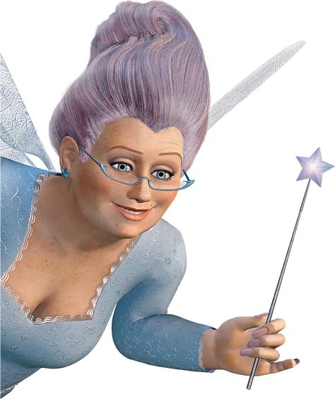 Fairy Godmother Wand, Shrek Character, Jennifer Saunders, Lord Farquaad, Princess Fiona, Counting Crows, Good For Her, Fairy Tale Characters, Fairy Godmother