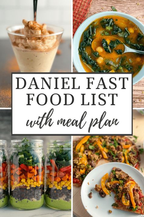 The Daniel Diet Plan, Daniel Walker Recipes, Daniel Fast Food List Meals, Daniels Fast Food List, The Daniel Fast Meal Plan, Biblical Diet Recipes, Daniel Fast Instant Pot Recipes, Daniel Diet Recipes 21 Days, Daniel Fast Food Ideas