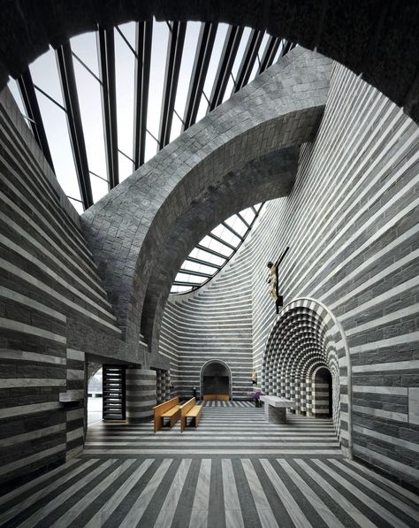 15 Magnificent Structures Built From Stone | Architectural Digest Roger Oates, Architecture Cool, Mario Botta, Religious Architecture, Stone Walls, Alvar Aalto, Design Milk, Beautiful Architecture, Beautiful Buildings