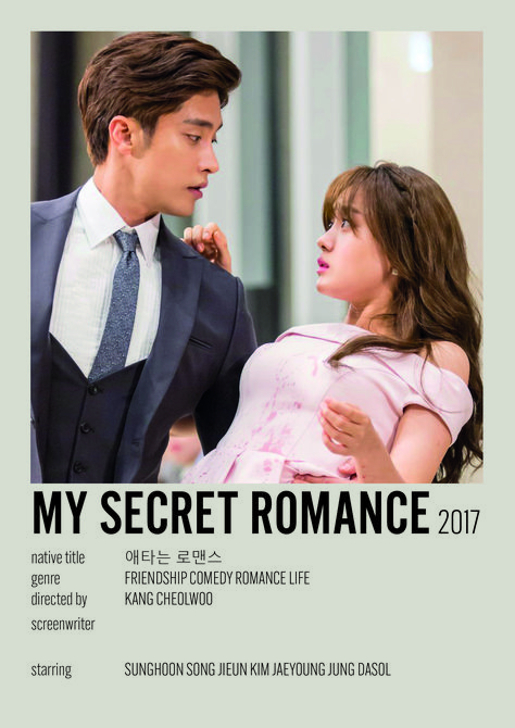 My Secret Romance Kdrama Poster, Kdrama Comedy Romance List, Secret Romance Kdrama, My Secret Romance Kdrama, Kdramas Posters, Romance Kdrama, My Secret Romance, Kdrama Poster, Kdramas To Watch