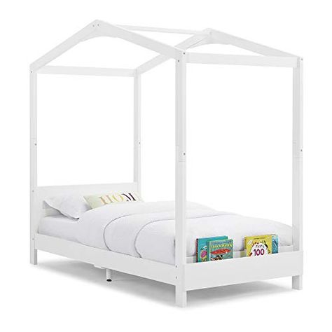 10 Best House Beds For Kids And Toddlers 2021 – Scary Mommy House Twin Bed, Twin Bed Platform, Twin Canopy Bed, Twin House Bed, Wood Twin Bed, Sharing A Room, Beds Kids, Kids Twin Bed, Bed Grey