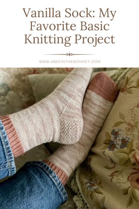 When I first started knitting socks, I knew I wanted to learn the structural essentials before I started diving into the more complex patterns. My first pair of socks was from a vanilla sock pattern​, and I focused on how heels work, the right stitch ratio for my toe, getting the fabric density right, and so on. Free Beginner Sock Knitting Pattern, Free Knit Socks Pattern, Vanilla Sock Pattern Knitting, Knitting Heels On Socks, Beginner Knit Socks Free Pattern, Sock Heels Knitting, Vanilla Socks Free Pattern, Toe Up Sock Knitting Patterns Free, Knit Socks Pattern Free Beginner