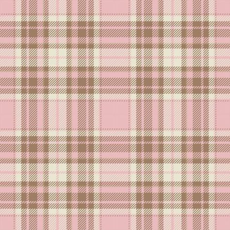 Large Wall Murals, Pink Flannel, Plaid Wallpaper, Phone Wallpaper Patterns, Phone Layout, Pink And Brown, Pattern Repeat, Pink Plaid, Traditional Wallpaper