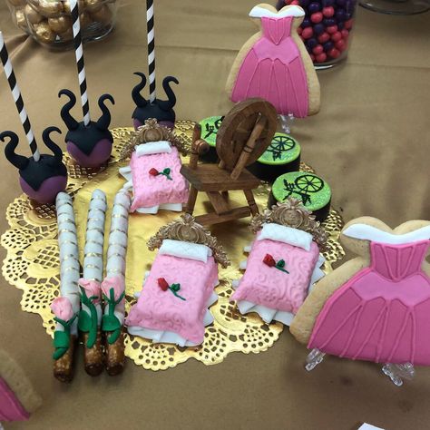 Sleeping Beauty Desserts, Sleeping Beauty Birthday Party Decorations, Sleeping Beauty Theme Quinceanera, Sleeping Beauty Baby Shower Theme, Sleeping Beauty Sweet 16 Theme, Sleeping Beauty Party Decorations, Disney Themed Baby Shower, Sleeping Beauty Birthday Party, Sleeping Beauty Party