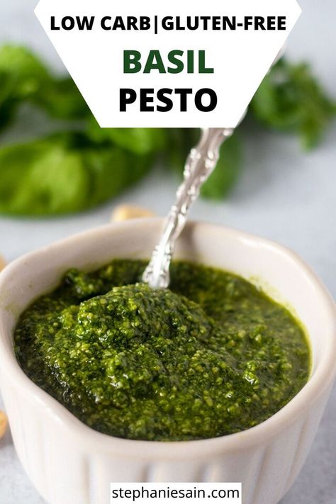 Recipe For Basil Pesto, Best Pesto Recipe, Easy Basil Pesto, Salmon Pesto, Summer Sauce, Cashew Pesto, Pesto Zucchini Noodles, Basil Pesto Recipe, Pesto Recipes