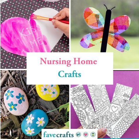 Care Home Arts And Crafts, Easy Crafts For Seniors Simple, Easy Diy Crafts For Seniors, Easy Art For Seniors, Crafts To Do With Nursing Home Residents, Crafts To Do With Elderly Nursing Homes, Arts And Crafts For Seniors Nursing Homes, Diy Elderly Crafts, Painting Ideas For Elderly