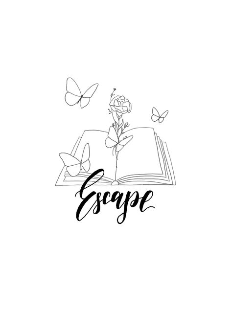 Book Escape Tattoo, Escape Tattoo, Book Lovers Tattoo, Scenic Tattoo, Bookworm Tattoo, Tattoo Time Lapse, Tattoo Art Drawings Sketches, David Tattoo, Jesus Tattoo Design