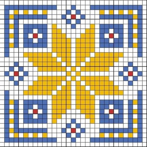 Stitch Image, Cross Stitch Geometric, Pixel Crochet, Tapestry Crochet Patterns, Pola Kristik, Cross Stitch Bookmarks, Pixel Pattern, Folk Embroidery, Crochet Tapestry