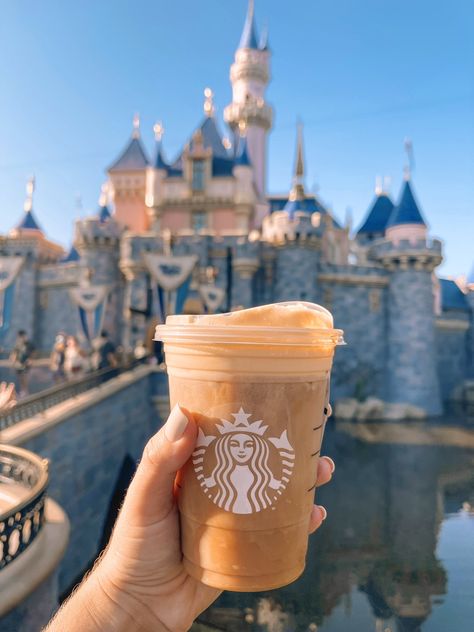 Disney World Starbucks, Disneyland Coffee, Disney World Aesthetic Outfits, Disneyland Starbucks, Disney Meals, Disney World Snacks, Disney World Aesthetic, Miami Shopping, Disney Coffee