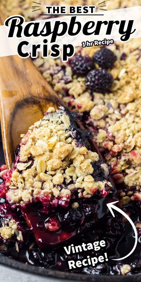 Blackberry Raspberry Cobbler, Blackberry Crisp Recipe With Oatmeal, Black Raspberry Custard Pie Recipes, Blueberry Raspberry Crisp, Black Raspberry Crisp Recipe, Recipes Using Fresh Berries, Recipes For Black Raspberries, Blackberry Crisp Recipe Crumble, Black Rasberry Deserts