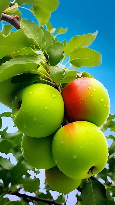 Fruits And Vegetables Pictures, Vegetable Pictures, Fruits Photos, Fruit Picture, Beautiful Nature Wallpaper Hd, Fruits Images, Green Apples, Beautiful Wallpaper For Phone, Fruit Photography