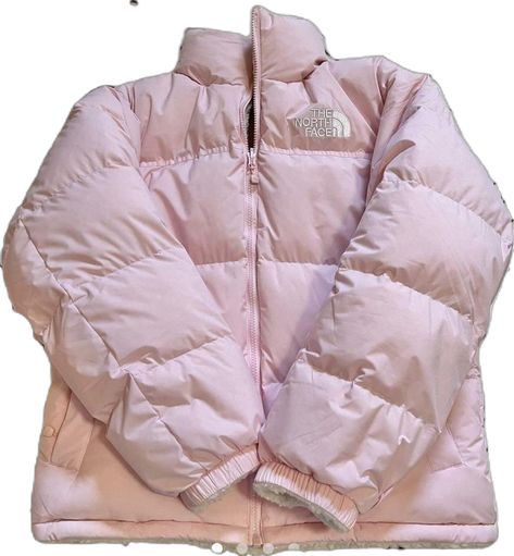 Baby pink puffer north face pink princess Korea Pink North Face, Pink Puffer Jacket, Pink Sherpa, School Homework, North Face Puffer Jacket, Cute Jackets, Pink Jacket, Mode Inspo, Winter Fits