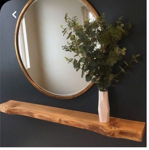 Entryway Floating Shelves, Yacht Style, Rustic Hallway, Live Edge Shelves, Shelf Decor Bedroom, Console Shelf, Entryway Shelf, Floating Shelves Bathroom, Hallway Console