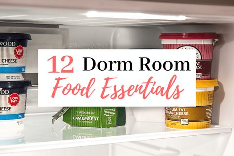 We may earn money or products from the businesses mentioned in this post. Switching from a healthy high school home diet to a “picking out what looks edible in the dining center” diet tends to mess with your body. You’ll find yourself supplementing with cooking in your freshman year dorm room – a lot. Over... Read the Post The post 12 College Dorm Room Food Essentials | The Best Dorm Room Foods appeared first on Cassidy Lucille. College Dorm Food, Dorm Room Cooking, Dorm Snacks, Dorm Planning, First College Apartment, Dorm Room Food, Dorm Cooking, Food Essentials, Dorm Food