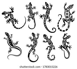 Lizard Logo, Gecko Tattoo, Lizard Tattoo, Colorful Lizards, Neck Art, Maori Tattoo Designs, Woman Tattoo, Silhouette Tattoos, Classy Tattoos