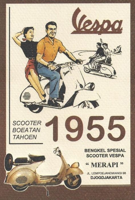 Iklan Vintage, Stare Reklamy, Vespa Px 200, Scooters Vespa, Vintage Vespa, Motos Vintage, Piaggio Vespa, Vespa Scooter, Motorcycle Posters