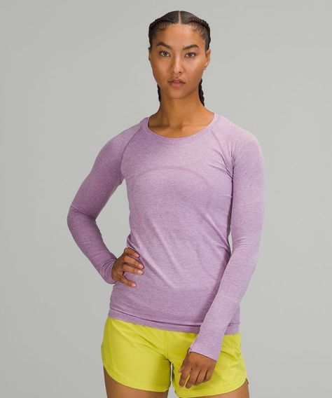 Swiftly Tech Long Sleeve 2.0 | Long Sleeve Tops | Lululemon AU Nyc April, Lululemon Collection, Lululemon Swiftly Tech Long Sleeve, Swiftly Tech Long Sleeve, Swiftly Tech Short Sleeve, Long Sleeve Layer, Technical Clothing, Lululemon Swiftly Tech, Lululemon Swiftly