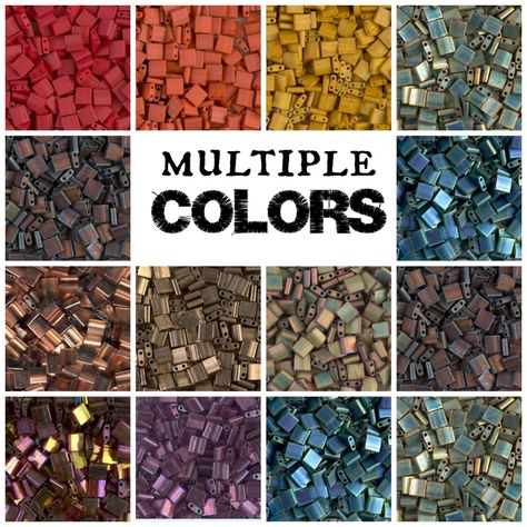 Tila Beads, Beads For Sale, Square Beads, Beads Wholesale, Miyuki Beads, Beading Wire, Craft Accessories, Wholesale Beads, Copper Jewelry