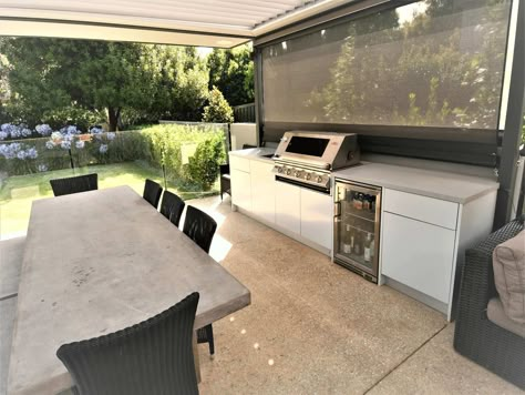 Price Range - Limetree Alfresco Outdoor Kitchens - 10001 to 15000 Outdoor Covered Patio Ideas Grill Area, Pergola Kitchen, Pavillion Backyard, Alfresco Ideas, Barbeque Design, Alfresco Designs, Bbq Areas, Ikea Outdoor, Outdoor Bbq Area