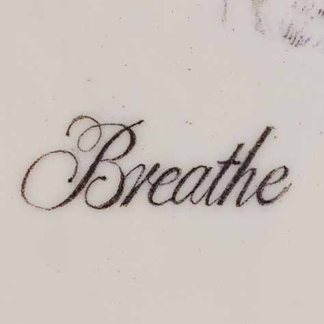 Breathe… I did not, when making this / #sradhavadher #tattoo #breathe #scripttattoo #tattooartist #londontattoo #shoreditchtattoo #lineworktattoo #intricatetattoo / Using: @reelskinusa @ghosttattooco @dragonhawkofficial Breathe Cursive Tattoo, Tattoo Breathe Words, Breathe Hand Tattoo, Breath Tattoo, Breathe Tattoos, Typographic Tattoo, Just Breathe Tattoo, Tattoo Alphabet, Ambigram Tattoo