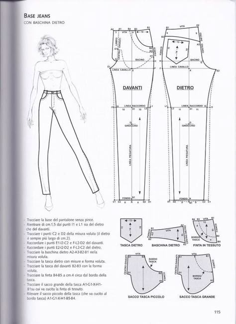 Calça feminina Jeans Pattern Sewing, Sew Pants, Trouser Pattern, Sewing Jeans, Sewing Pants, Pants Sewing Pattern, Patterned Jeans, Sew Ins, Skirt Patterns Sewing