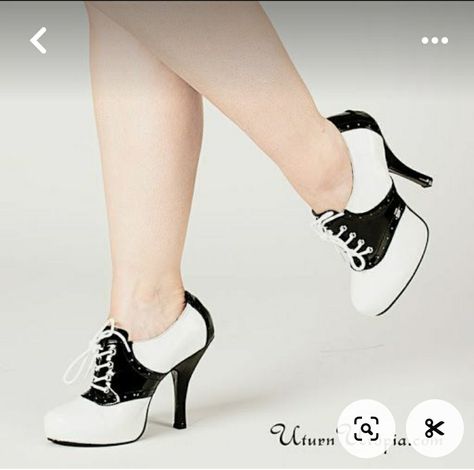 Rockabilly Shoes, Shoes Usa, White High Heels, Saddle Shoes, Mode Boho, Rockabilly Style, Vintage Inspired Outfits, Rockabilly Fashion, Discount Jewelry