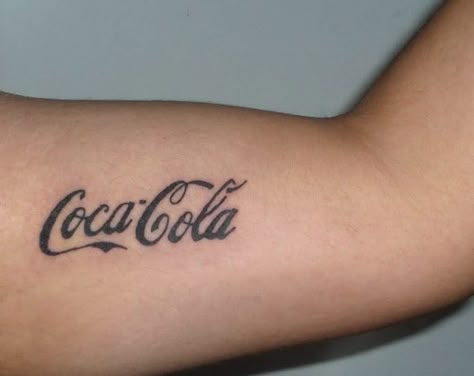 Coke Tattoo, Coca Cola Tattoo, Cola Tattoo, Tattoo Planning, Always Coca Cola, World Of Coca Cola, Coca Cola Bottles, Coca Cola Can, Tattoo Graphic