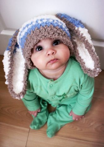 Build a better Easter Basket Baby Bunny Costume, Newborn Boy Hats, Baby Boy Easter, Baby Kostüm, Baby Hat Patterns, Baby Boy Hats, Newborn Baby Hats, Bunny Hat, Haken Baby