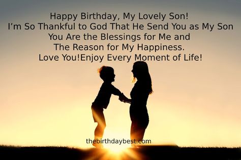 https://thebirthdaybest.com/birthday-wishes-for-son-from-mother/ Birthday Wishes For A Son From Mother, Birthday Wishes From Mother To Son, Happy Birthday Wishes To Son From Mother, Words To My Son On His Birthday, Bday Wishes For Son From Mother, Words For Son's Birthday, Mother Son Birthday Quotes, Mother To Son Birthday Quotes, Happy Birthday My Son Quotes Love You