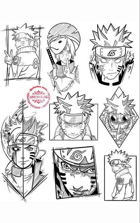 Anime Tattoo Designs Naruto, Best Naruto Tattoos, Shisui Eyes Tattoo, Naruto Stencil Tattoo, Naruto Tattoo Simple, Naruto Tattoo Drawings, Anime Flash Tattoo Designs, Naruto Tattoo Sketch, Naruto Tattoo Ideas Minimalist