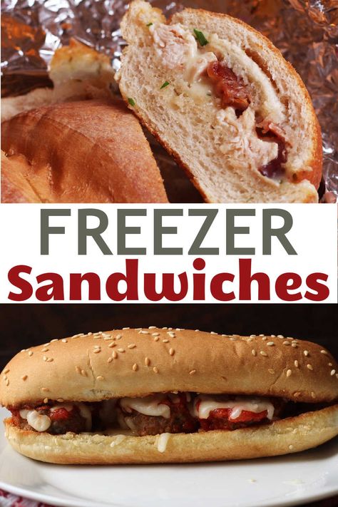 Sandwich Freezer Meals, Freezer Sandwiches Lunch, Freezable Sandwiches Lunches, Make Ahead Sandwiches Freezer, Freezer Slider Sandwiches, Freezer Wraps Recipes, Make Ahead Lunch Sandwiches, Frozen Sandwiches Ideas, Easy Freezer Lunches For Work