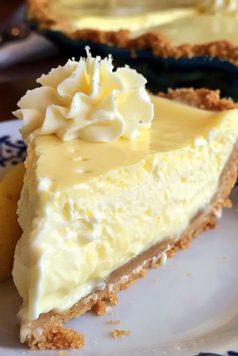 Cream Cheese Lemonade Pie Recipe: Ultimate Guide - MmmRecipes : Easy and Delicious Recipes Lemonade Cream Cheese Pie, Lemon Cream Cheese Pie, Lemonade Pie Recipe, Lemon Desserts Bars, Lemon Oreos, Cream Cheese Lemonade Pie, Yummy Pies, Lemonade Pie, Cheesecake Bites Recipe