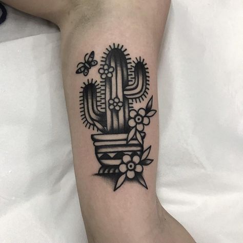 Old Soul Tattoo Ideas, Soul Tattoo Ideas, Old Soul Tattoo, Tattoo Ideas Words, Small Traditional Tattoo, Traditional Tattoo Black And White, Tattoo Black And White, Cactus Tattoo, Traditional Style Tattoo