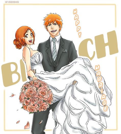 Kurosaki Ichigo, Inoue Orihime Orihime X Ichigo, Ichigo Orihime, Ichigo X Orihime, Ichigo Manga, Ichigo And Orihime, Bleach Orihime, Orihime Bleach, Bleach Couples, Ichigo Y Rukia