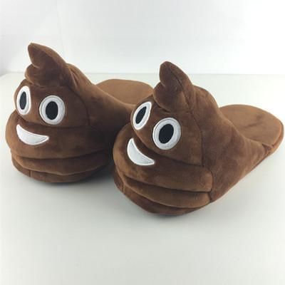 Size 7 - Amazingly Cute Emoji Slippers Emoji Slippers, Best Aliexpress Finds, Aliexpress Finds, Face Home, Poop Emoji, Indoor Shoes, Plush Slippers, Cute Slippers, Warm House