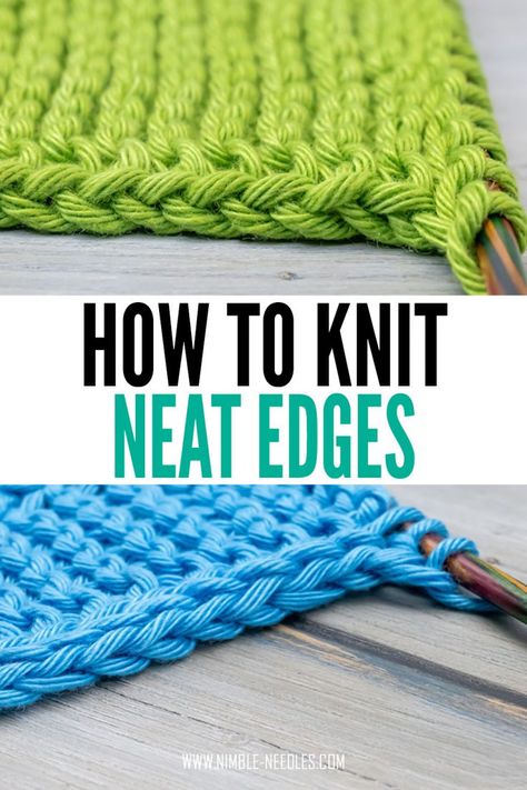 Knitting Hacks, Knitting Help, Knitting Stitches Tutorial, Knitting Basics, Knitting Tips, Beginner Knitting Patterns, Knit Edge, Beginner Knitting Projects, Knitting Instructions