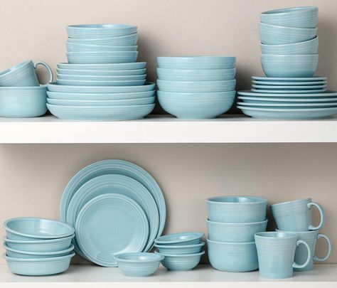 Fiestaware Color Combinations, Fiesta Kitchen, Salsa Bowls, Fiesta Colors, Fruit Salsa, Fiesta Dinnerware, Sky Collection, Gorgeous Kitchens, Color Glaze