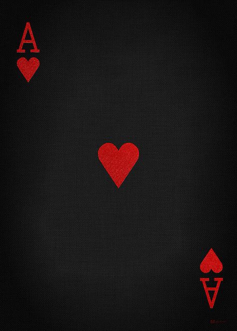 Red Cards Wallpaper, Deck Of Cards Aesthetic Wallpaper, Iphone Dark Wallpaper, Black And Red Art, Black And Red Wallpaper, Red Black Aesthetic, Ace Design, Card Wallpaper, Red And Black Background