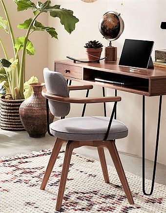 Bedroom Office Chair, Office Wooden Chair, Work Chair Design, Wooden Study Chair Design, Chair Study, Table And Chair For Bedroom, Study Desk Chair, Office Chairs Modern, Chair For Study Table