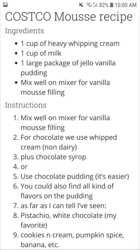 Copycat Costco Cheesecake Filling, Costco Chocolate Cake Filling Recipe, Vanilla Mouse For Cake, Costco Chocolate Mousse Cake Filling, Costco Chocolate Cake Recipe, Costco Cake Copycat Recipe, Costco Vanilla Mousse Filling, Costco Cheesecake Mousse Filling, Mousse Cake Filling Recipes