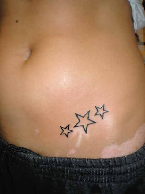 Tattoos Practice, Pelvic Tattoos, Waist Tattoos, Bone Tattoos, Star Tattoo Designs, Stomach Tattoos, Poke Tattoo, Cute Tattoos For Women, Discreet Tattoos